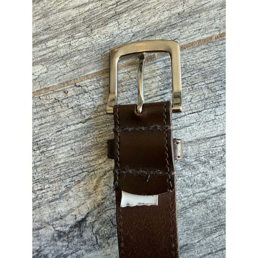 Genuine Leather Belt 38 Brown Classic Made in USA Mens Western‎ Dress Casual